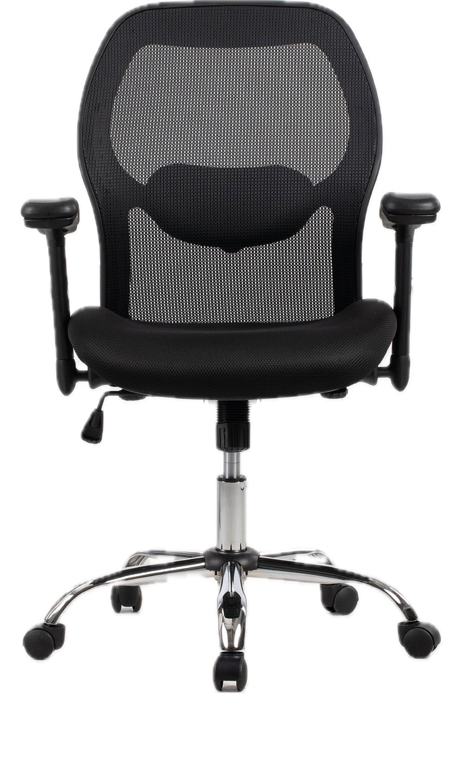 Ergo Chrome Medium Back Chair