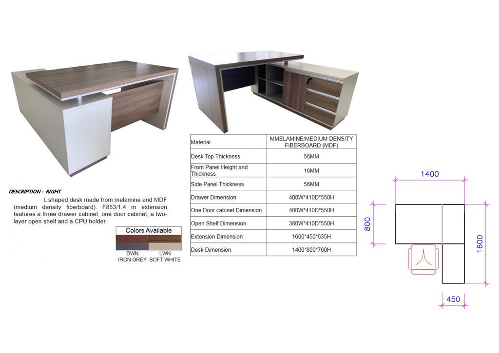 datasheet direction:right