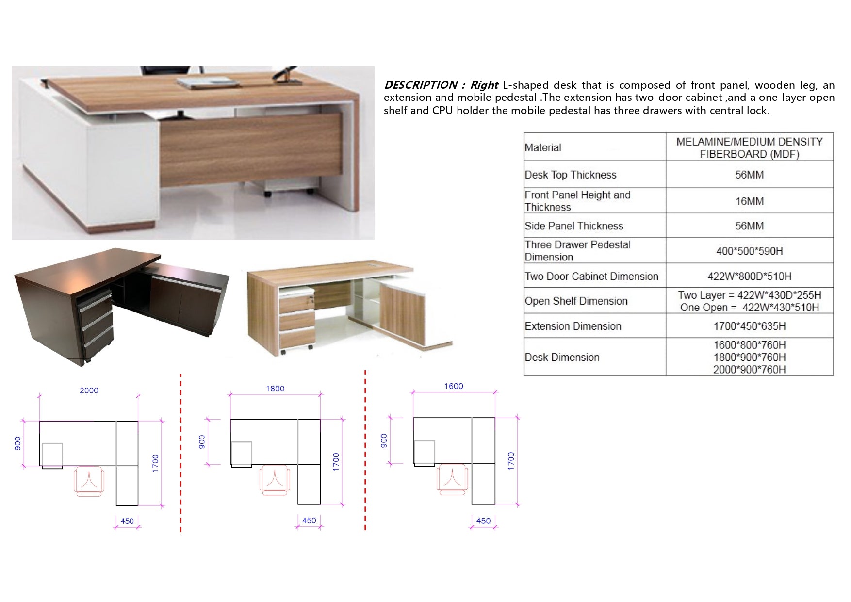 datasheet direction:right