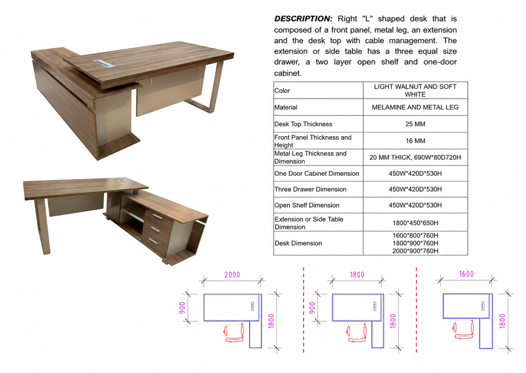 datasheet direction:right